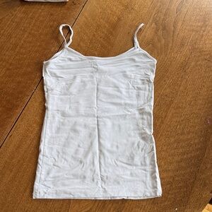 White Zara basic tank - S